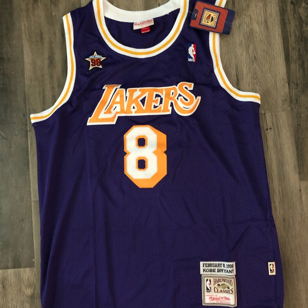 Kobe Bryant Los Angeles Lakers 1996-97 Hardwood Classics Authentic Player Jersey